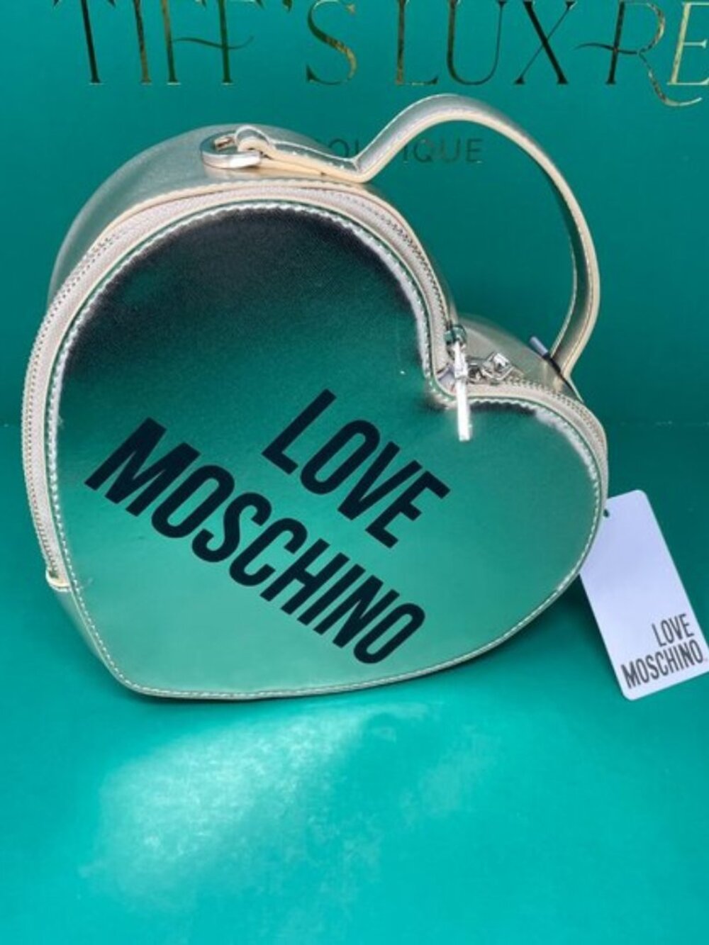 Love Moschino | Borsa Metallic Narra PU Platino